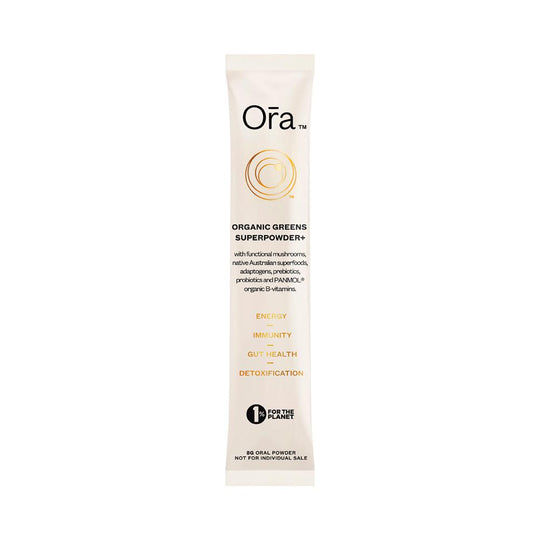 ORA ORGANIC GREENS SUPERPOWDER SACHET 8G X 7 PACK