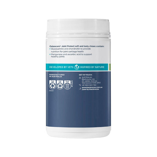 PAW By Blackmores OsteoCare Joint Protect (For Dogs approx 100 Chews) 500g