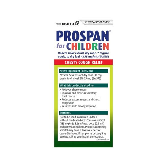 SFI Health Prospan For Children Chesty Cough Relief Cherry Flavour Oral Liquid 100ml