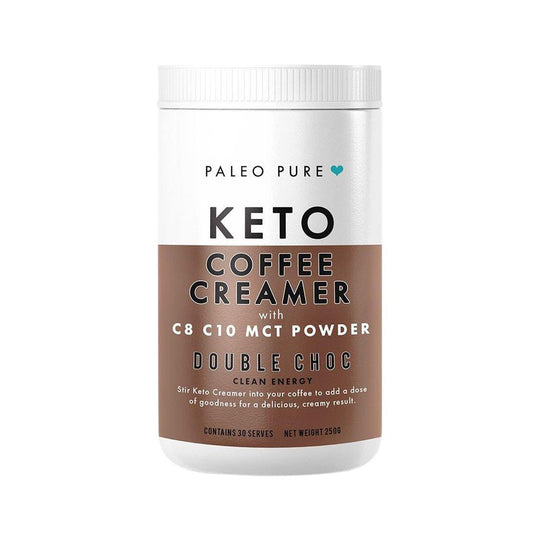 PALEO PURE COFFEE CREAMER DOUBLE CHOC 250G