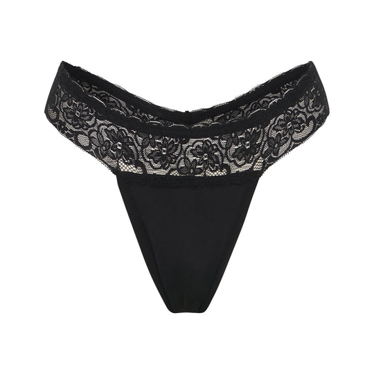 Pelvi Leakproof Underwear G-String Black M