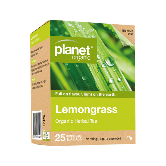 Planet Organic Organic Herbal Tea Lemongrass x 25 Tea Bags