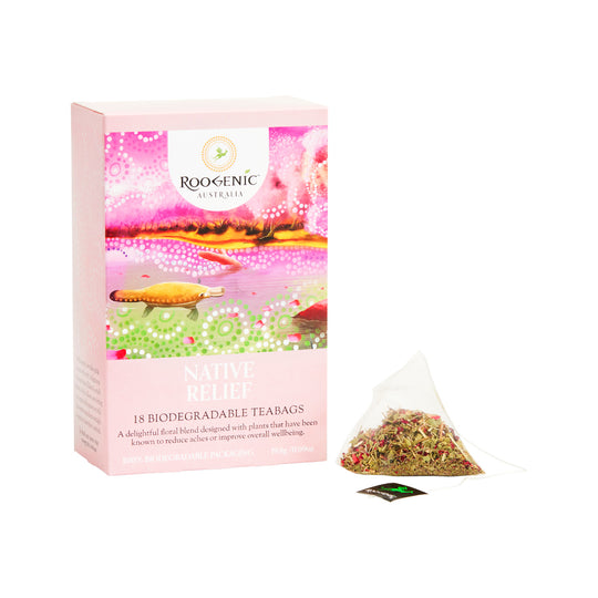 ROOGENIC AUSTRALIAN RELIEF TEA X 18 TEA BAGS