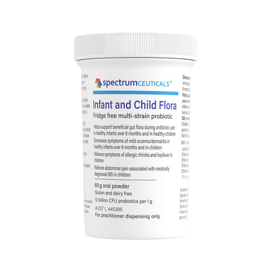 Spectrumceuticals Infant and Child Flora (Fridge Free Multi-Strain Probiotic) Oral Powder 60g