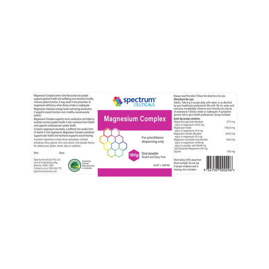Spectrumceuticals Magnesium Complex Oral Powder 180g