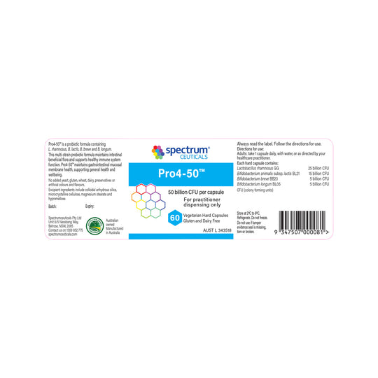 Spectrumceuticals Pro4-50 60c