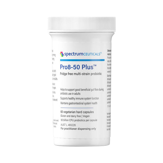 SPECTRUMCEUTICALS PRO8 50 PLUS (FRIDGE FREE MULTI-STRAIN PROBIOTIC) 60VC