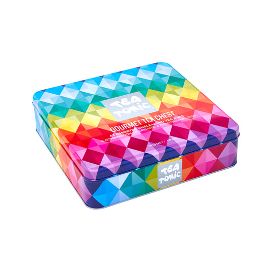 Tea Tonic Gourmet Tin Tea Chest Deluxe x 63 Tea Bags