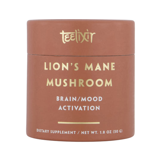 Teelixir Organic Lions Mane Mushroom (Brain/Mood Activation) 50g