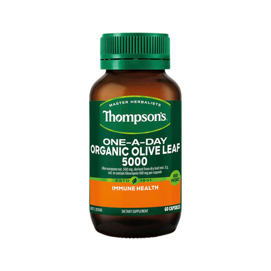 THOMPSONS ONE-A-DAY ORGANIC OLIVE LEAF 5000 60C