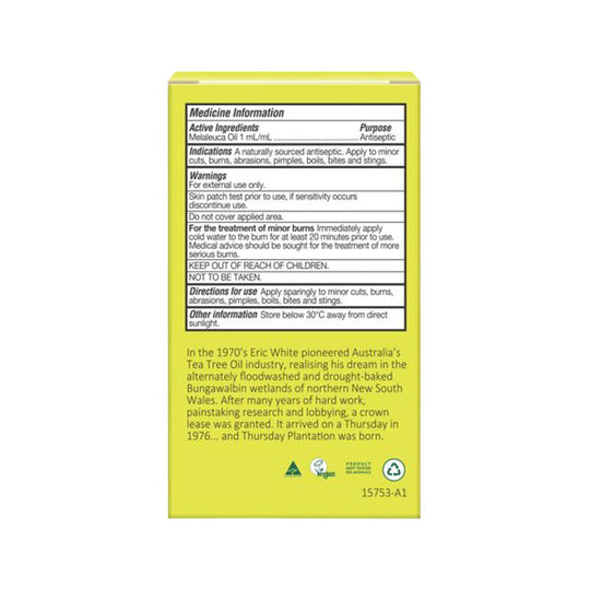 Thursday Plantation Tea Tree Oil 100% Pure 25ml