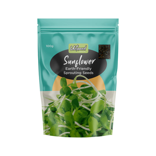 Untamed Health Earth-Friendly Sprouting Seeds Sunflower 100g