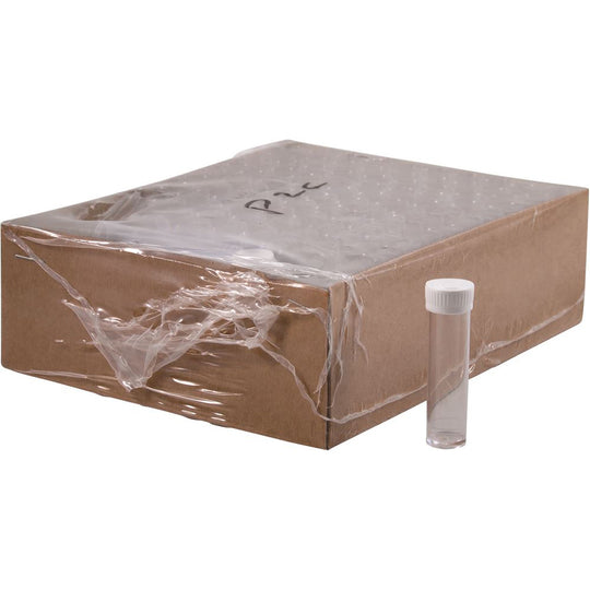 Vial Plastic 2 Dram Push Cap 100 Pack
