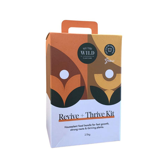 We The Wild Plant Care Organic Kit Revive + Thrive 2.5kg Pack SELL THROUGH
