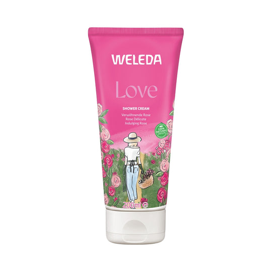 Weleda Aroma Shower Gel Love (Damascena Rose + Jasmine + Ylang Ylang) 200ml