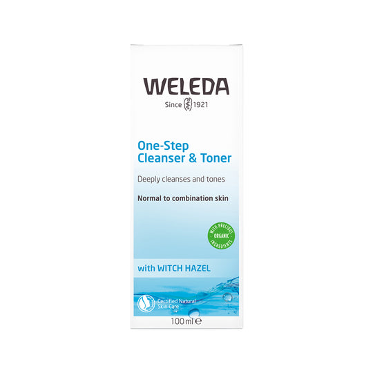 Weleda One-Step Cleanser & Toner with Witch Hazel 100ml SELL THROUGH