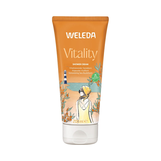 WELEDA VITALITY SHOWER CREAM SEA BUCKTHORN 200ML