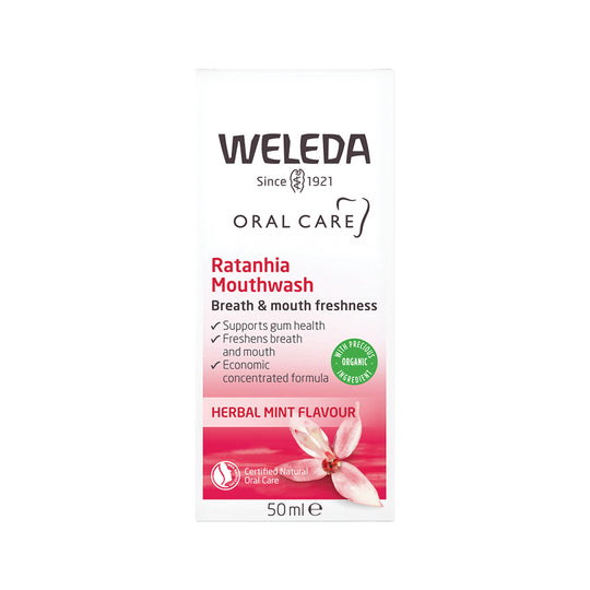 Weleda Oral Care Mouthwash Ratanhia (Herbal Mint Flavour) 50ml