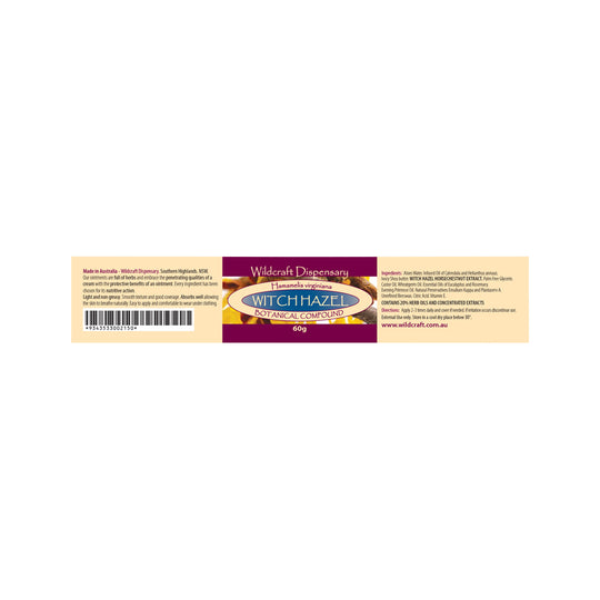 Wildcraft Dispensary Witch Hazel Herbal Ointment 60g SELL THROUGH NEW SKU 2964276