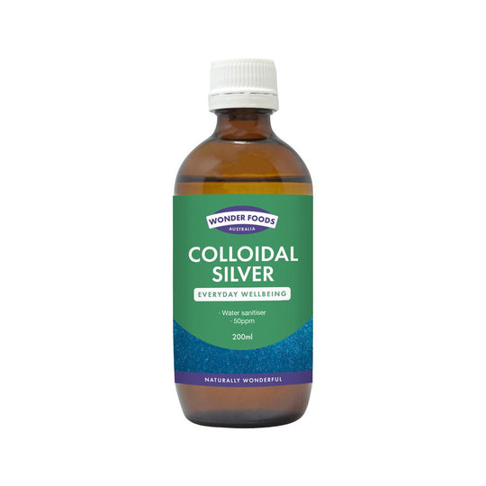 WONDER FOODS COLLOIDAL SILVER 50PPM 200ML OBSOLETE MANUFACTURER