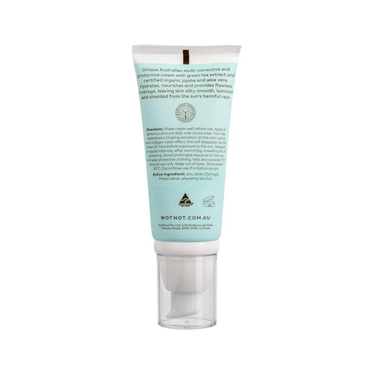 Wotnot Naturals Natural Face Sunscreen SPF 40 + Mineral MakeUp BB Cream Nude 60g SELL THROUGH