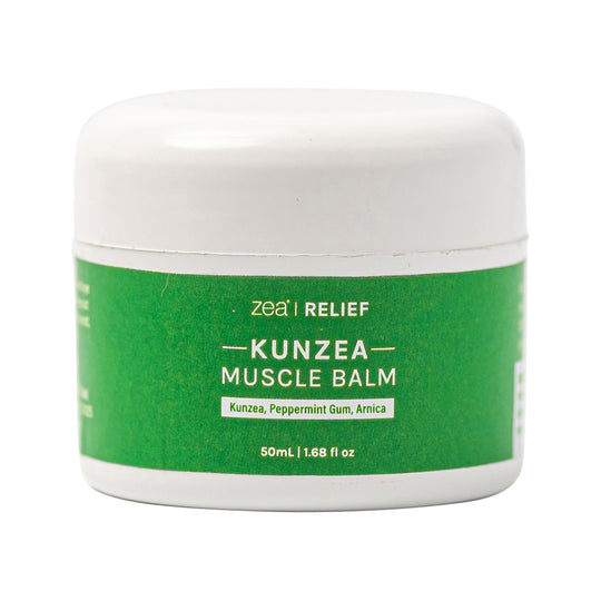 Zea Relief Kunzea Muscle Balm (Zunzea Peppermint Gum Arnica) 50ml SELL THROUGH NEW SKU 2956575