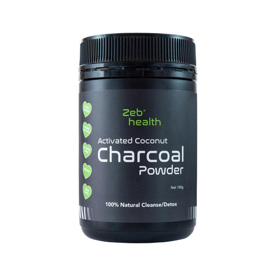 ZEB HEALTH ACTIVATED COCONUT CHARCOAL POWDER 100G