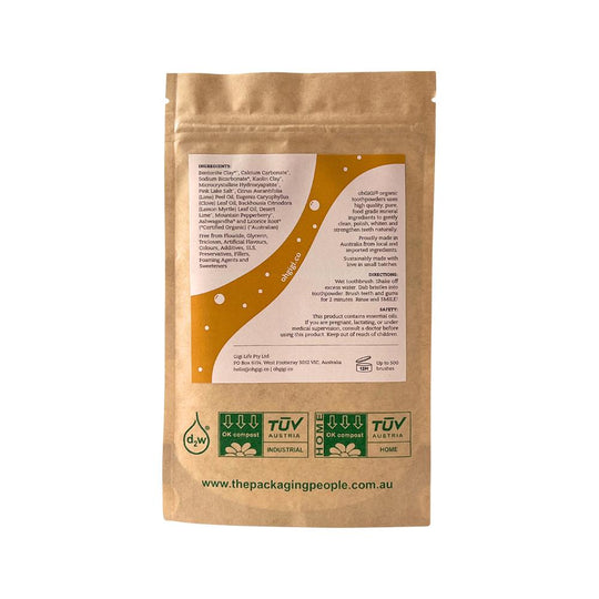 OHGIGI TOOTH POWDER + HYDROXYAPATITE NATIVE BRUSH REFILL 100G