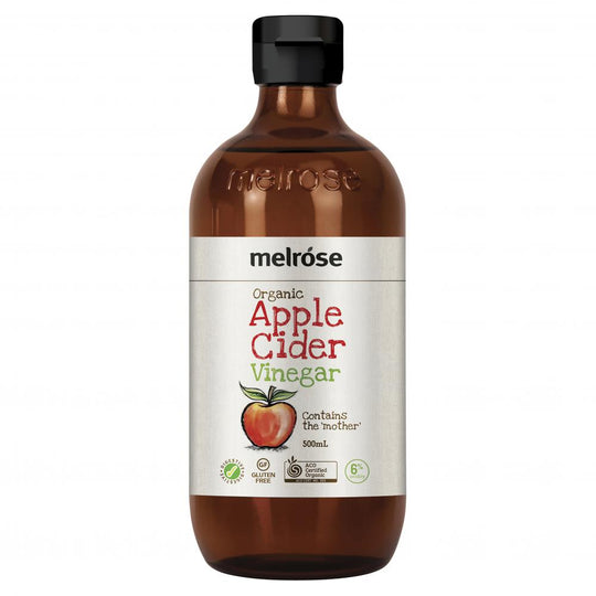 Melrose Organic Apple Cider Vinegar (Contains The Mother) 500ml  SELL THROUGH