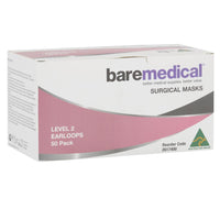 MASK SURGICAL LEVEL 2 EARLOOP AUS MADE BAREMEDICAL