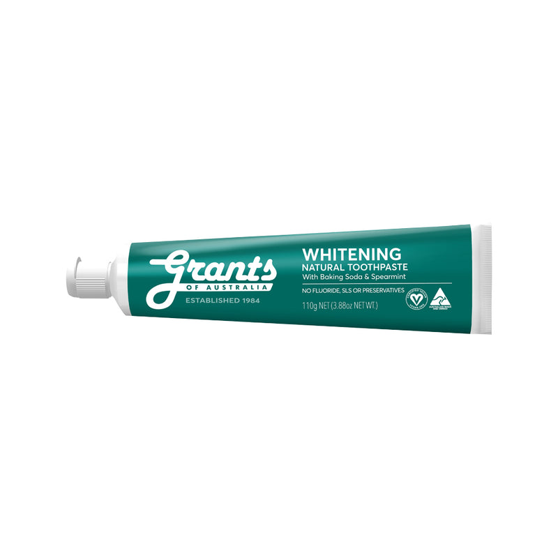 Grants Of Australia Natural Toothpaste Whitening with Baking Soda & Spearmint 110g