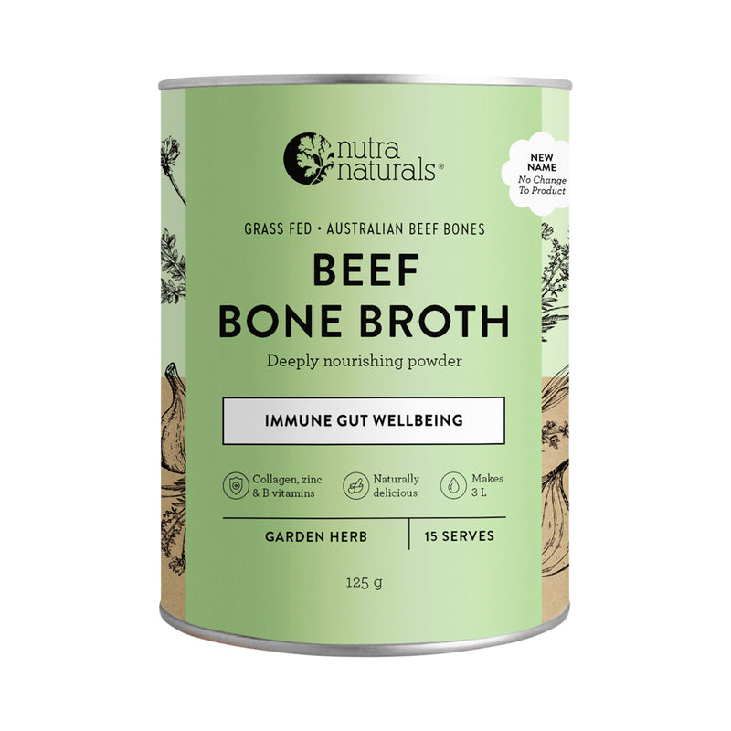 Nutra Organics Bone Broth Beef Garden Herb 125g