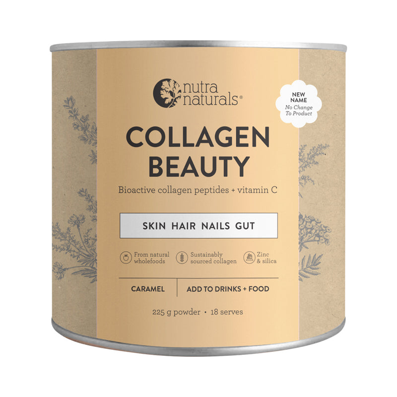 Nutra Organics Collagen Beauty (For Coffee) Caramel 225g