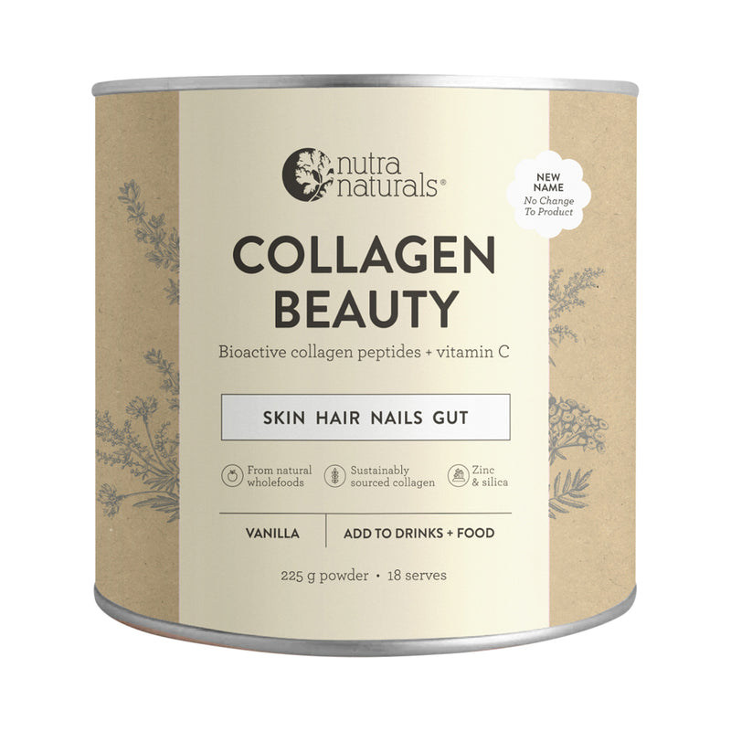 Nutra Organics Collagen Beauty (For Coffee) Vanilla 225g