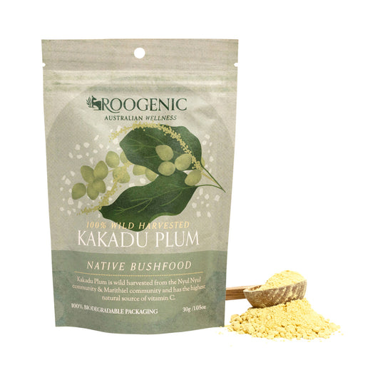 ROOGENIC AUSTRALIAN WELLNESS 100% WILD HARVESTED KAKADU PLUM 30G