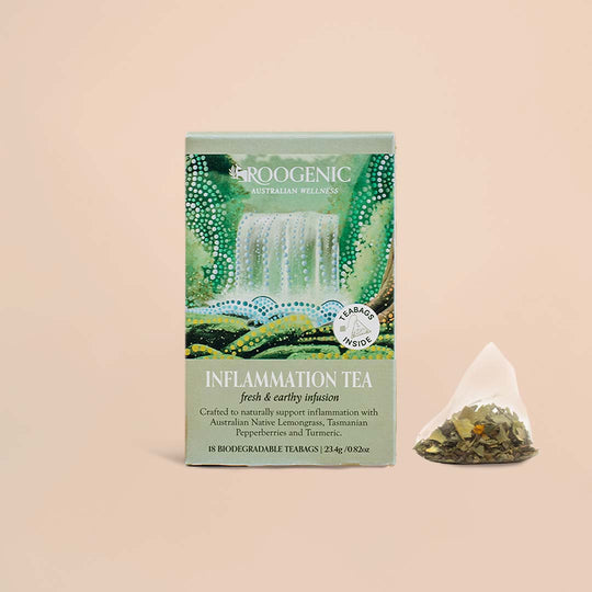 ROOGENIC AUSTRALIAN INFLAMMATION TEA X 18 TEA BAGS (WAS NATIVE ANTI-INFLAMMITEA)