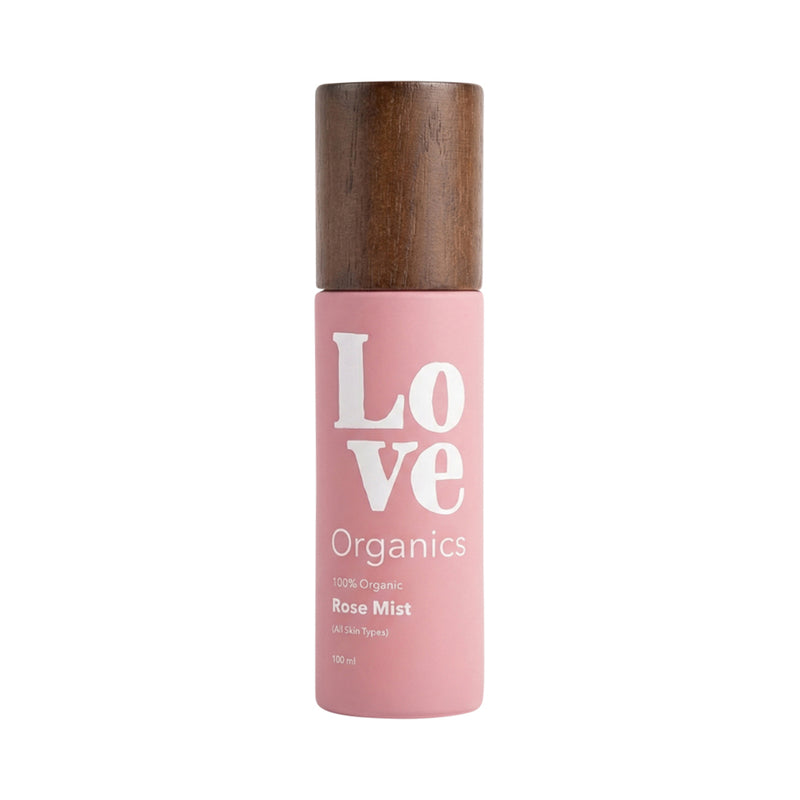 Byron Bay (Free Spirit) Rose Adore Organic Pure Rose Water (Bulgarian Rose Blossoms) Spray 100ml