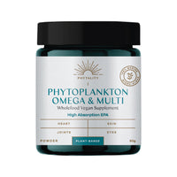Phytality Phytoplankton Omega & Multi (Wholefood Vegan Supplement) Powder 60g