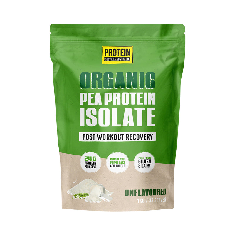 Protein Supplies Australia Organic Pea Protein Isolate Pure 1kg