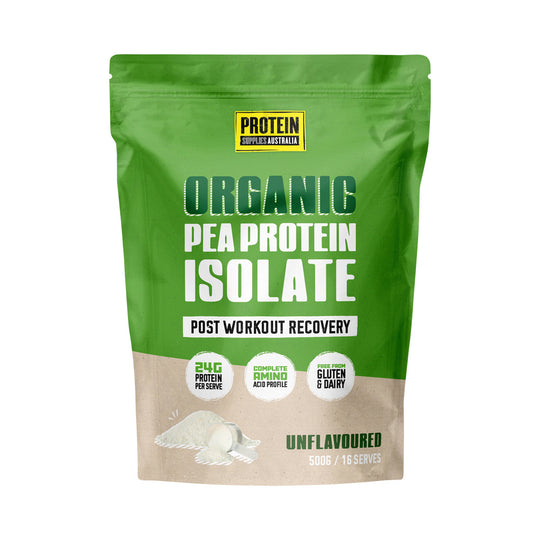 Protein Supplies Australia Organic Pea Protein Isolate Pure 500g