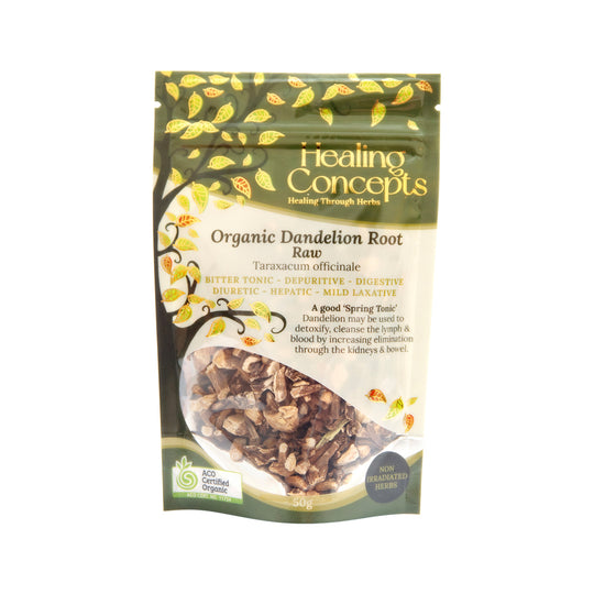 Healing Concepts Organic Dandelion Root Raw 50g