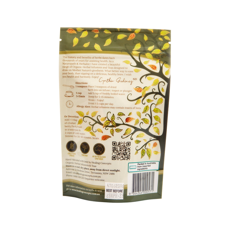 Healing Concepts Organic Dandelion Root Raw 50g
