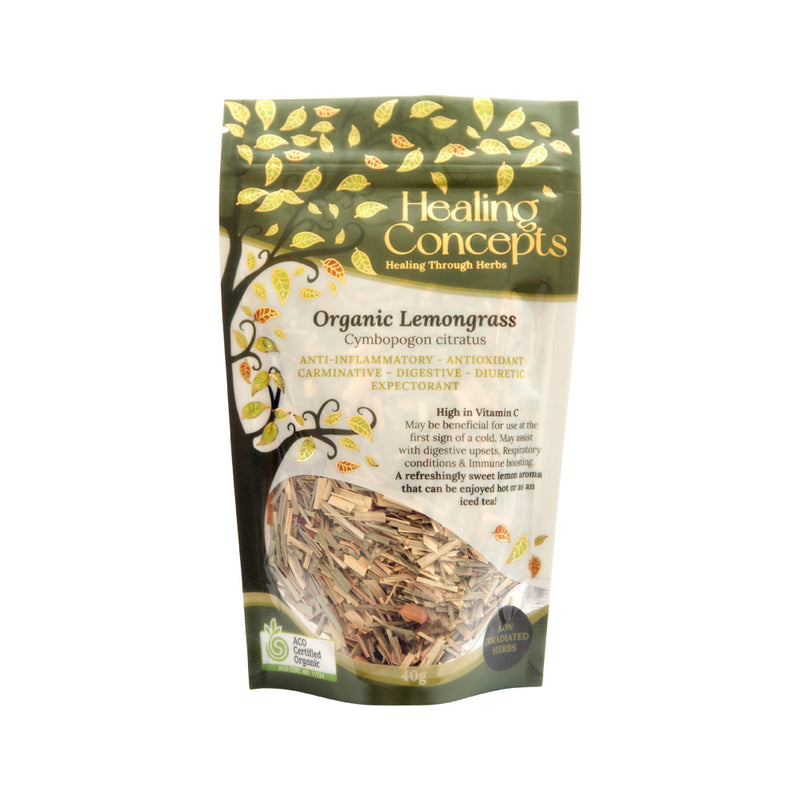 Healing Concepts Organic Lemongrass 40g