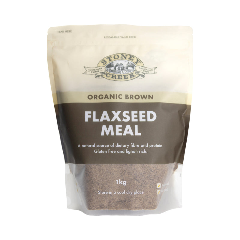Stoney Creek Organic Flaxseed Meal Brown 1kg