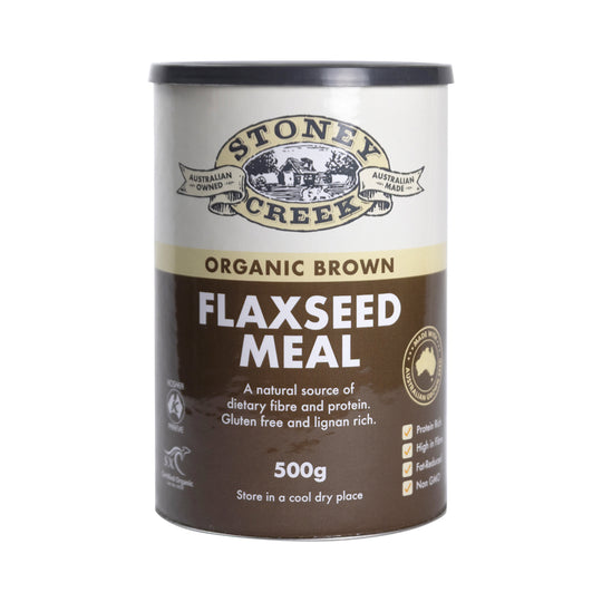Stoney Creek Organic Flaxseed Meal Brown 500g
