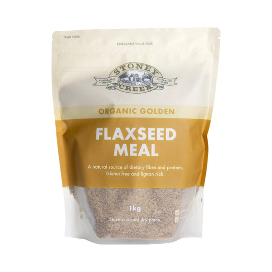 Stoney Creek Organic Flaxseed Meal Golden 1kg