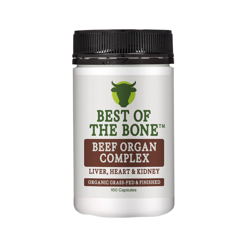 Best of the Bone Organic Beef Organ Complex Liver Heart & Kidney 160c