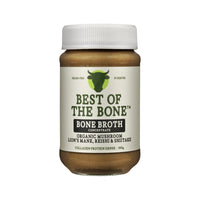Best of the Bone Bone Broth Beef Concentrate Healing Mushrooms Organic Lions Mane Reishi Shiitake 390g