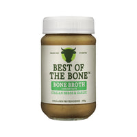 Best of the Bone Bone Broth Beef Concentrate Organic Italian Herbs & Garlic 390g