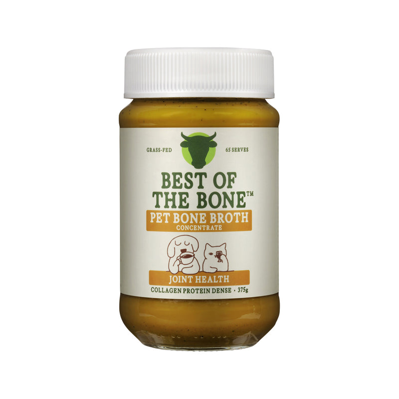 Best of the Bone Bone Buddies Pet Bone Broth Beef Concentrate with Organic Turmeric-Ginger 375g